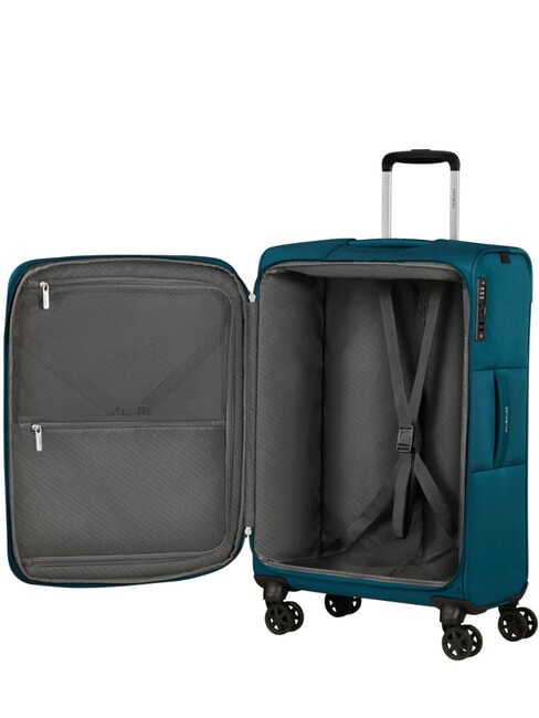 BASE BREEZE Chariot moyen petrolblue - Valises Semi-rigides