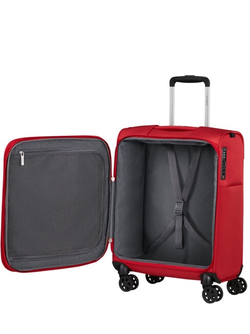 BASE BREEZE Valise à roulettes extensible pour bagages à main ROUGE - Valises cabine