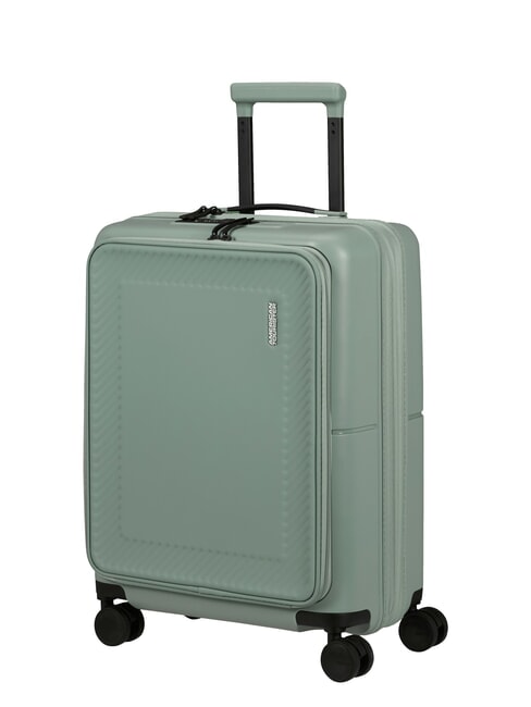 DASHPOP Valise &agrave; roulettes extensible pour bagages &agrave; main vert iceberg - Valises cabine