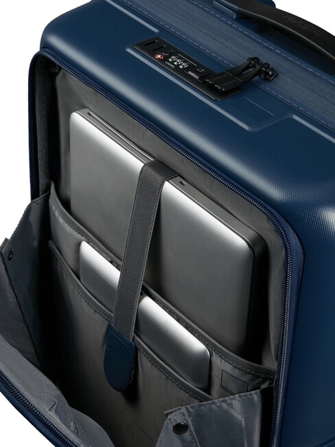 DASHPOP Valise à roulettes extensible pour bagages à main midnightblue - Valises cabine