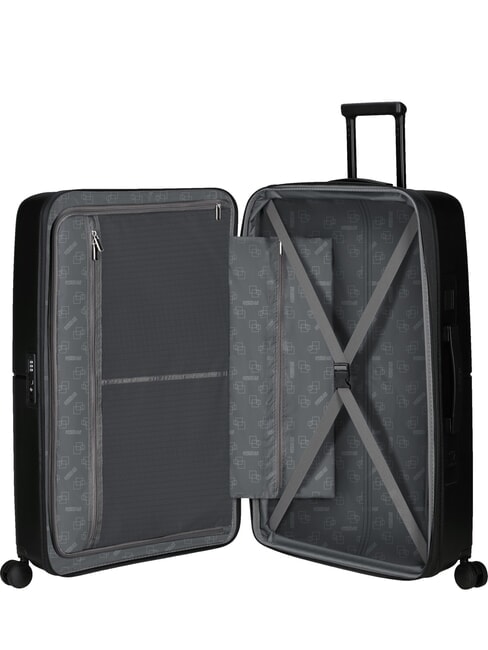 DASHPOP Grand chariot extensible vrai noir - Valises Rigides