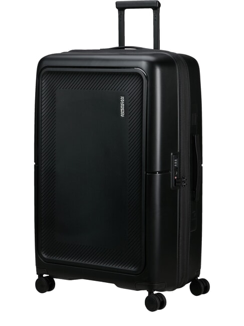 DASHPOP Grand chariot extensible vrai noir - Valises Rigides