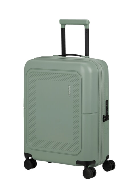 DASHPOP Valise &agrave; roulettes extensible pour bagages &agrave; main vert iceberg - Valises cabine