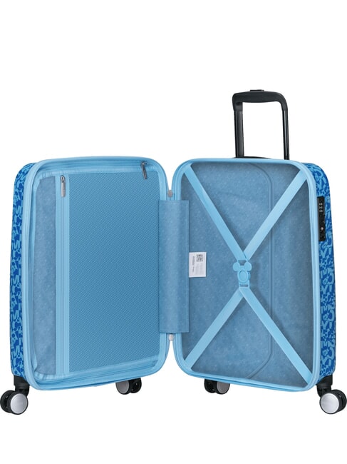 FUNLIGHT DISNEY Valise à roulettes à main Mickey bleu lenticulaire - Valises cabine