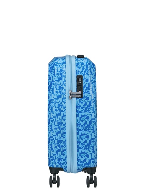 FUNLIGHT DISNEY Valise à roulettes à main Mickey bleu lenticulaire - Valises cabine