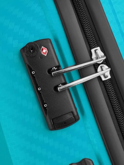 BINALONG Bagage à main à roulettes mince vert aqua - Valises cabine