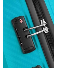 DELSEY BINALONG Bagage à main à roulettes mince vert aqua - Valises cabine - 4