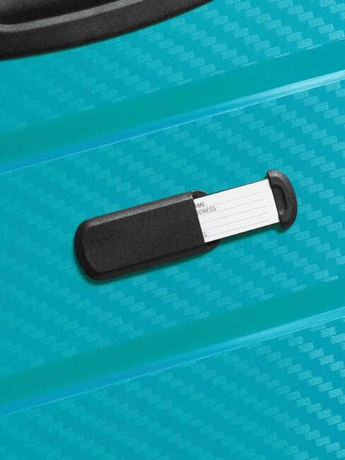 BINALONG Bagage à main à roulettes mince vert aqua - Valises cabine