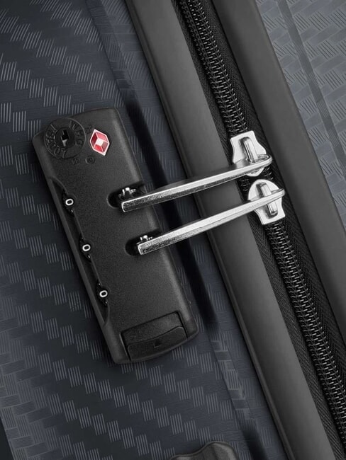 BINALONG Bagage à main à roulettes mince noir - Valises cabine