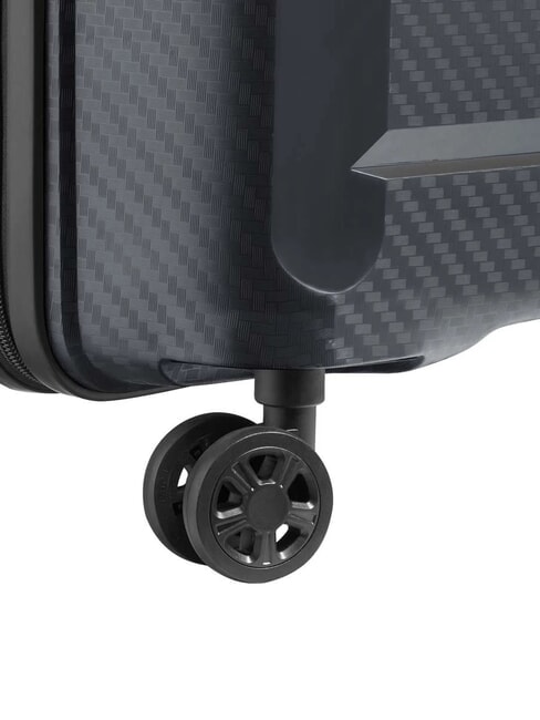 BINALONG Bagage à main à roulettes mince noir - Valises cabine