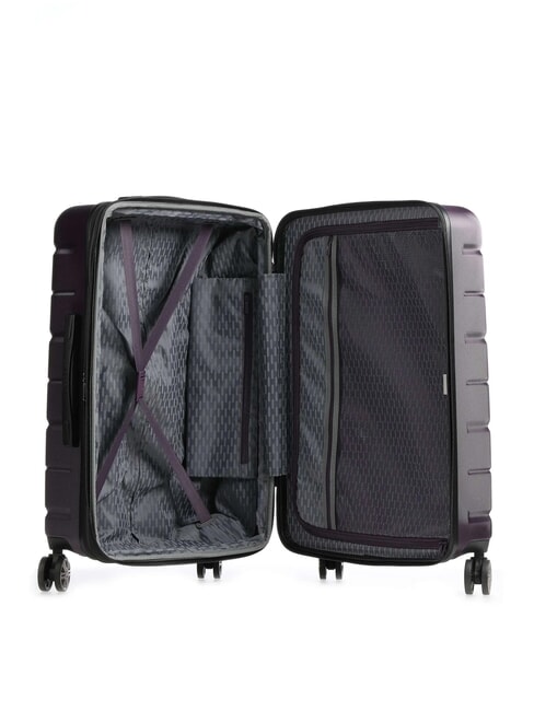 AIR ARMOUR Lot de 3 trolleys : cabine+moyen, grand exp violet - Ensemble Valises