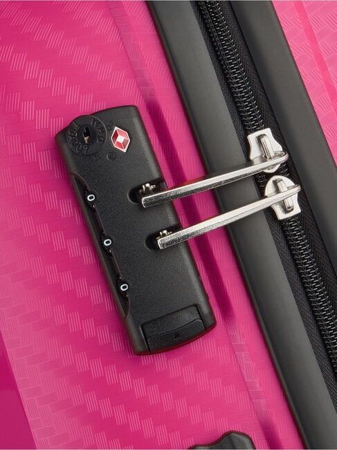 BINALONG Bagage à main à roulettes mince pivoine - Valises cabine