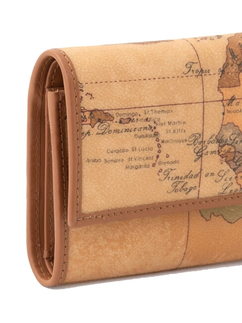 GEO CLASSIC Portefeuille à deux volets de taille moyenne NATUREL - Portefeuilles Femme