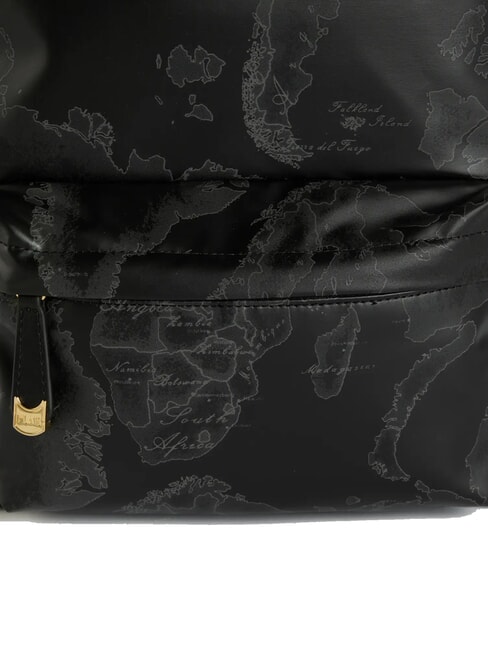 GEO SOFT BLACK Sac à dos rond avec poche Noir - Sacs pour Femme