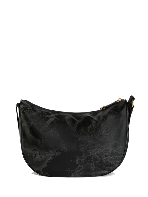 GEO SOFT BLACK Sac à bandoulière moyen en forme de croissant Noir - Sacs pour Femme