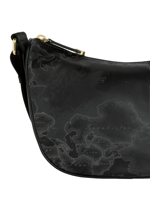 GEO SOFT BLACK Petit sac à bandoulière en forme de croissant Noir - Sacs pour Femme