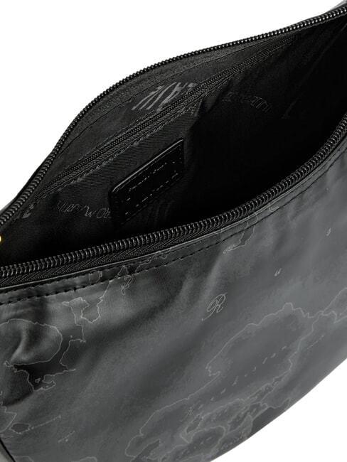 GEO SOFT BLACK Petit sac à bandoulière en forme de croissant Noir - Sacs pour Femme