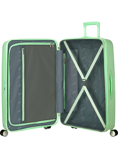 Valise Ligne SOUNDBOX. taille grande. extensible vert pastel - Valises Rigides