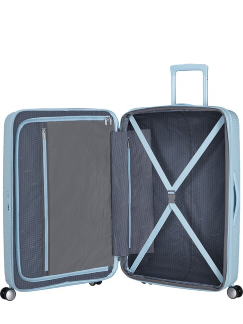Valise Ligne SOUNDBOX. taille grande. extensible BLEU PASTEL - Valises Rigides