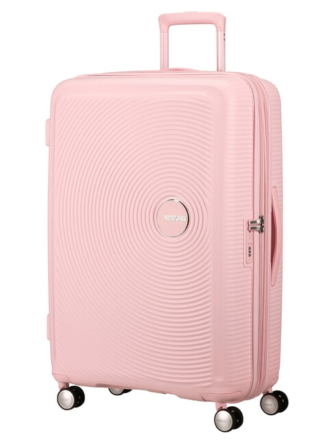 Valise Ligne SOUNDBOX. taille grande. extensible rose pastel - Valises Rigides