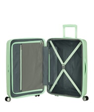 AMERICAN TOURISTER SOUNDBOX SPINNER Chariot moyen, extensible vert pastel - Valises Rigides - 2