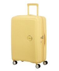 AMERICAN TOURISTER SOUNDBOX SPINNER Chariot moyen, extensible jaune pastel - Valises Rigides - 3