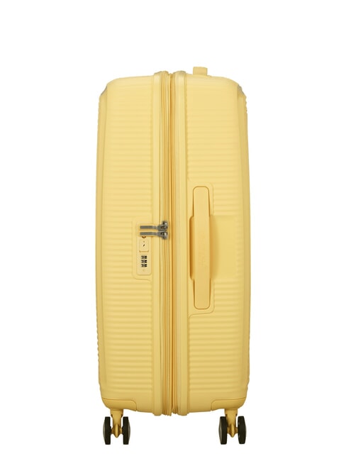 SOUNDBOX SPINNER Chariot moyen, extensible jaune pastel - Valises Rigides
