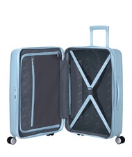 AMERICAN TOURISTER SOUNDBOX SPINNER Chariot moyen, extensible BLEU PASTEL - Valises Rigides - 2
