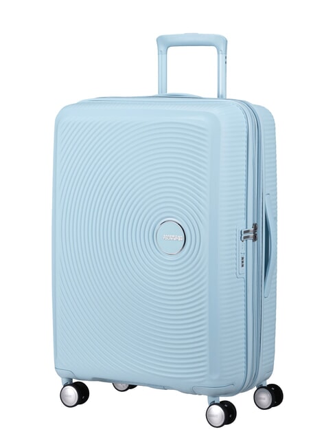 SOUNDBOX SPINNER Chariot moyen, extensible BLEU PASTEL - Valises Rigides