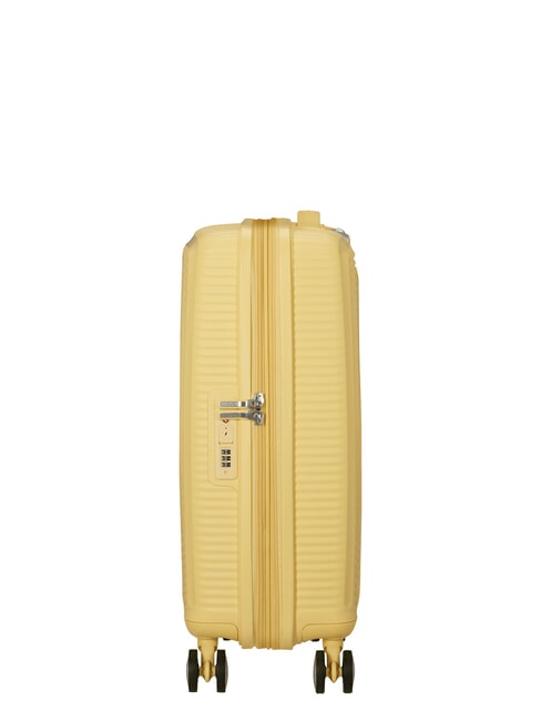 Valise Ligne SOUNDBOX, valise cabine, extensible jaune pastel - Valises cabine