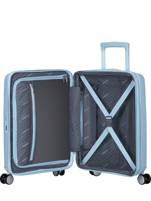 Valise Ligne SOUNDBOX, valise cabine, extensible BLEU PASTEL - Valises cabine