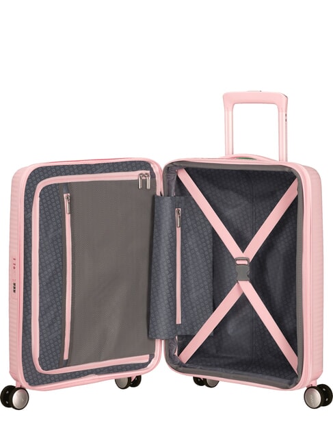 Valise Ligne SOUNDBOX, valise cabine, extensible rose pastel - Valises cabine