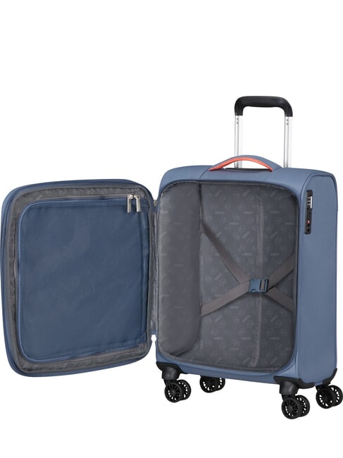 CLOUDRIDER Valise à roulettes extensible pour bagages à main bleu pierre - Valises cabine