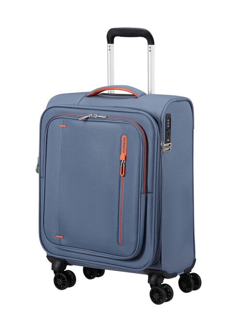 CLOUDRIDER Valise à roulettes extensible pour bagages à main bleu pierre - Valises cabine