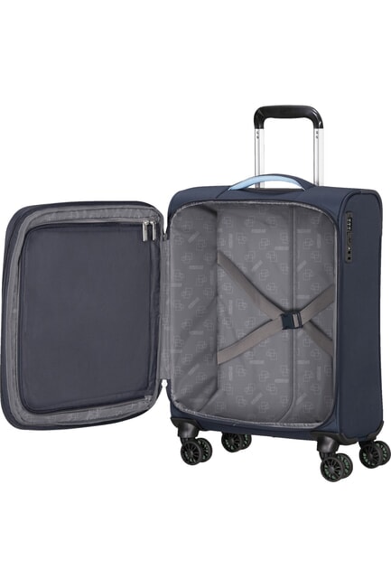 CLOUDRIDER Valise à roulettes extensible pour bagages à main bleu marine ciel - Valises cabine
