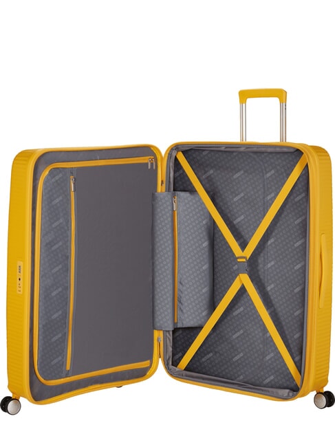 SOUNDBOX Chariot extra large et extensible goldenyellow - Valises Rigides
