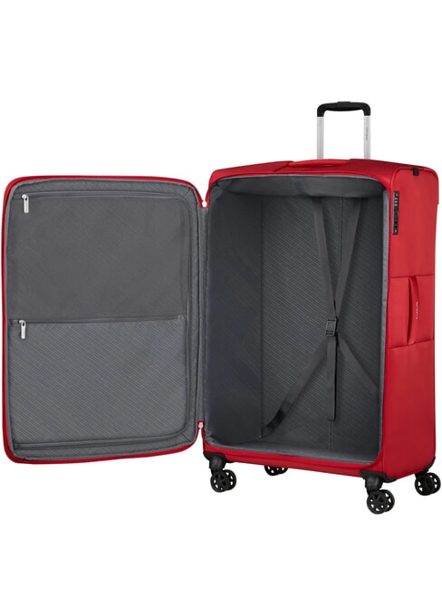 BASE BREEZE Chariot extra large et extensible ROUGE - Valises Semi-rigides