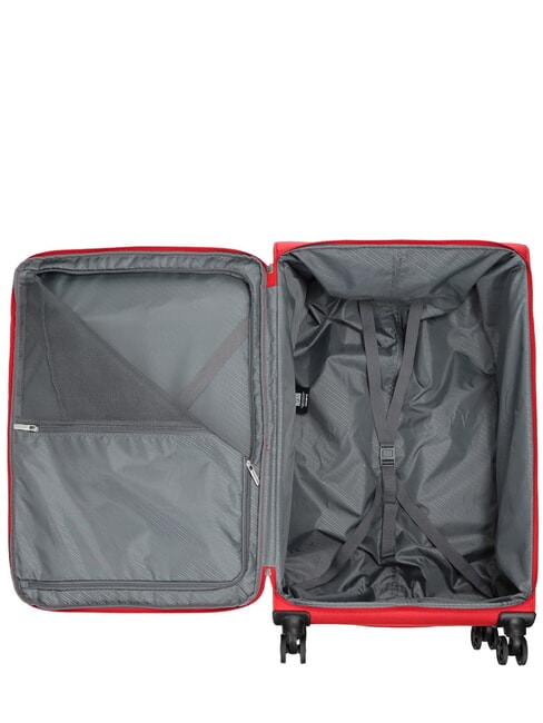 BASE BREEZE Grand chariot extensible ROUGE - Valises Semi-rigides