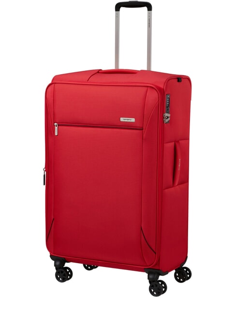 BASE BREEZE Grand chariot extensible ROUGE - Valises Semi-rigides