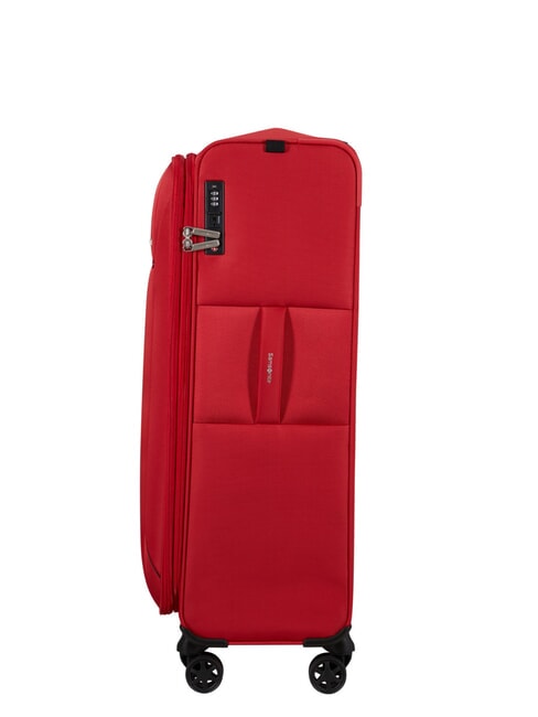 BASE BREEZE Grand chariot extensible ROUGE - Valises Semi-rigides
