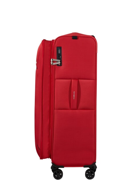 BASE BREEZE Grand chariot extensible ROUGE - Valises Semi-rigides