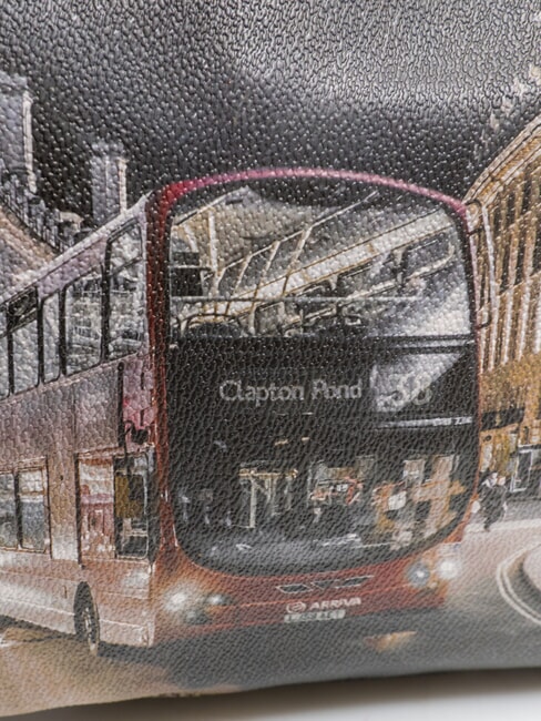 YESBAG Sac &agrave; bandouli&egrave;re Londres la nuit - Sacs pour Femme