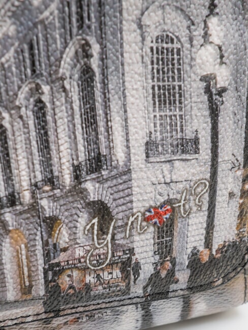 YESBAG Mini sac &agrave; bandouli&egrave;re Londres la nuit - Sacs pour Femme