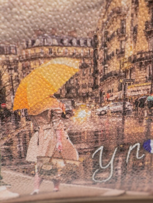 YESBAG Sac &agrave; bandouli&egrave;re M&eacute;tro parisien - Sacs pour Femme