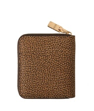 BORBONESE VITE COATED OP Portefeuille zippé op naturel / noir - Portefeuilles Femme - 3