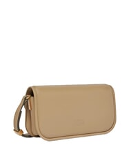 PINKO LOVE BOX Sac à bandoulière en cuir biscuit au gingembre-or antique - Sacs pour Femme - 2