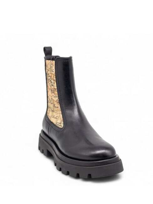 GEO Bottines en cuir Noir - Chaussures Femme