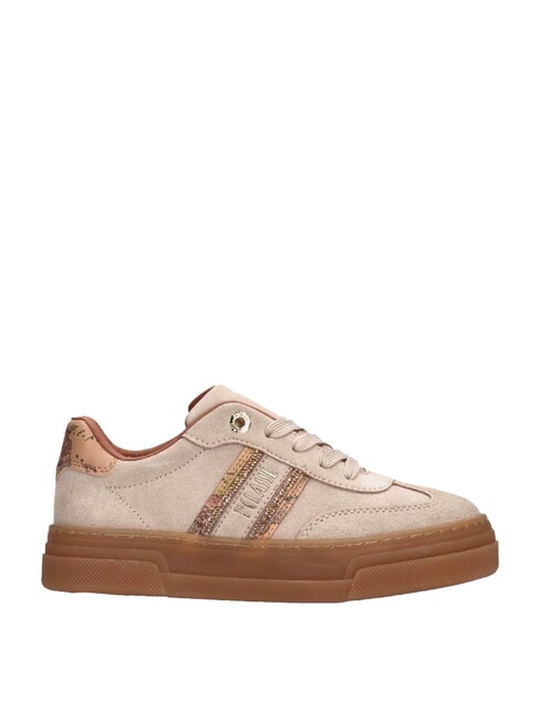 GEO Baskets en cuir beige / beige géo - Chaussures Femme
