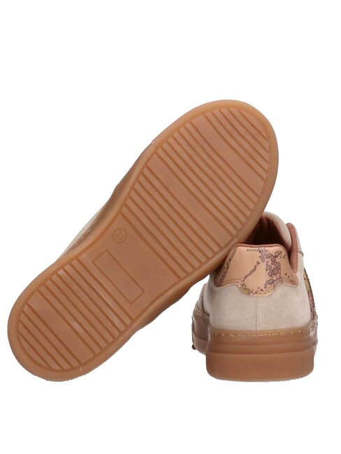 GEO Baskets en cuir beige / beige géo - Chaussures Femme