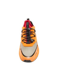 PIQUADRO CORNER 2.0 SPECIALE 2 Baskets en tissu recycl&eacute; ORANGE - Chaussures Homme - 2